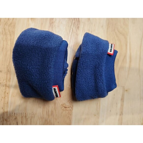 Hunter Boot Socks Kids fitted dark lake blue size M - Picture 4 of 4